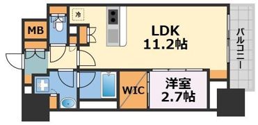 アーバネックス天満橋Frontの間取り画像