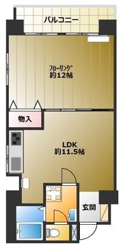 レオ板橋の間取り画像