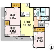 アセットコート貫井北町Bの間取り画像
