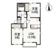 ピア京山 Aの間取り画像