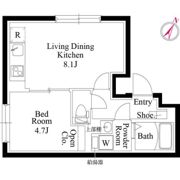 ルリアン西新宿の間取り画像