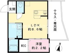 リアフラッツ香里園NORTHの間取り画像