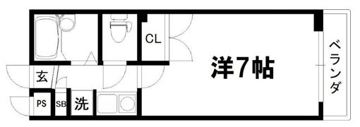 ドミール黒門の間取り画像