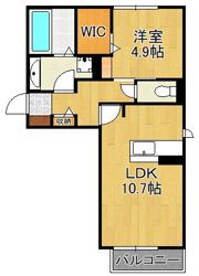 D-room本城 A棟の間取り画像