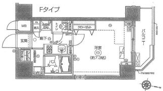 ZOOM九段下の間取り画像