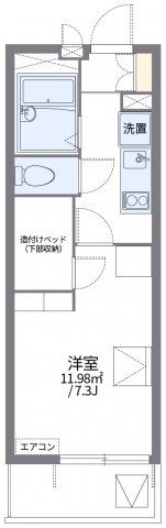 レオパレスハレ マレコの間取り画像