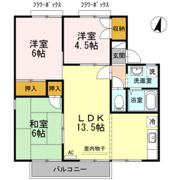 ビューラーM B棟の間取り画像