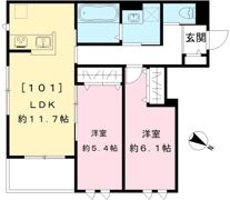 プレシャスコート鷺宮の間取り画像