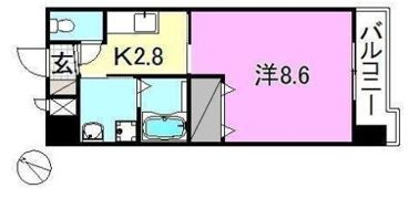 ミモザヒルズ錦町の間取り画像