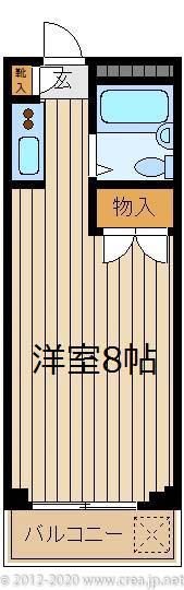 コーポラスミハラⅡの間取り画像