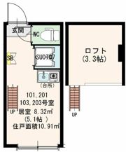ラルーチェの間取り画像