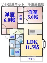ハイツプリティウッドの間取り画像
