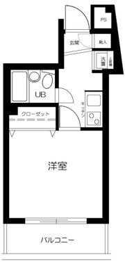 スカイコート新宿落合南長崎駅前の間取り画像