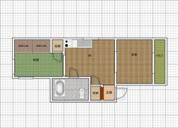 磯尾マンションの間取り画像