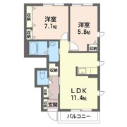ラ・ファミリーナの間取り画像