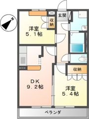 レインボーパレスの間取り画像
