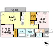 クレスト谷原の間取り画像