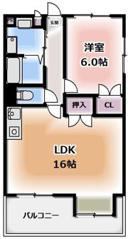 ブランドールMⅢの間取り画像