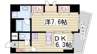 KAISEI神戸海岸通第2の間取り画像