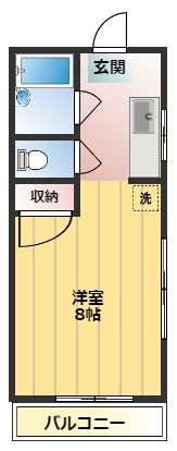 ビッグバーンズマンション谷山の間取り画像