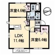 シャーメゾンエチュード C棟の間取り画像