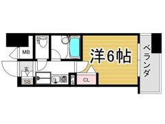 エスリード同心第2の間取り画像