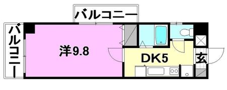 リヴィエール山越の間取り画像