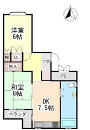 ローズハイツの間取り画像