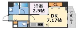 シーズンフラッツ新町の間取り画像