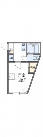 レオパレスリベルテの間取り画像