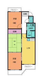 シャトー春山の間取り画像