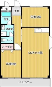 ハイツシラサワの間取り画像