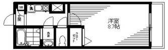レスツオン天空橋の間取り画像