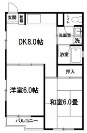 ベルメゾン天徳の間取り画像