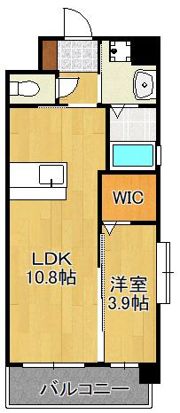 グランジャー小倉の間取り画像