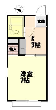 キャッスルハイツの間取り画像