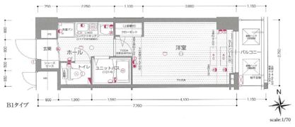 ラナップスクエア同心Ⅱの間取り画像