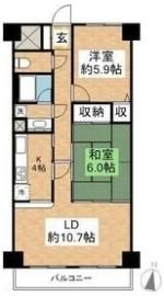 ダイアパレス前橋文京町の間取り画像