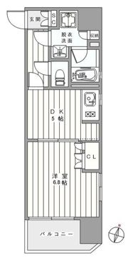 ライオンズアイル赤坂の間取り画像