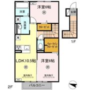 プレジールの間取り画像