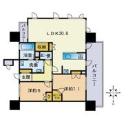 プレミスト平尾1丁目の間取り画像