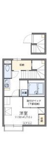 レオパレスセイクレッドヒルズの間取り画像