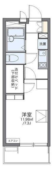 レオパレスプリムロウズの間取り画像