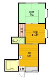 ドエル山手の間取り画像