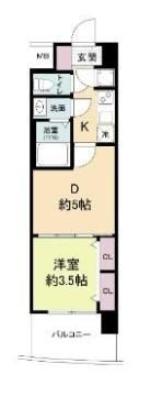 セレニテ神戸ミラクノールの間取り画像