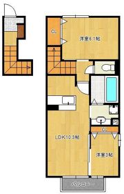 オリザ弥生の間取り画像