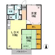 楠小路 A棟の間取り画像
