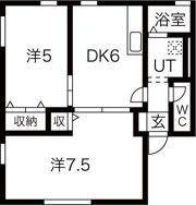 レトア絹香Aの間取り画像