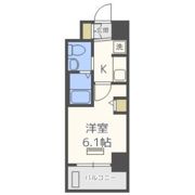 エステムコート難波WESTSIDEIIIドームシティの間取り画像