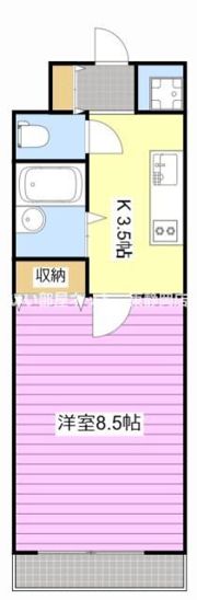 ヴィラコンテッサ川辺町の間取り画像